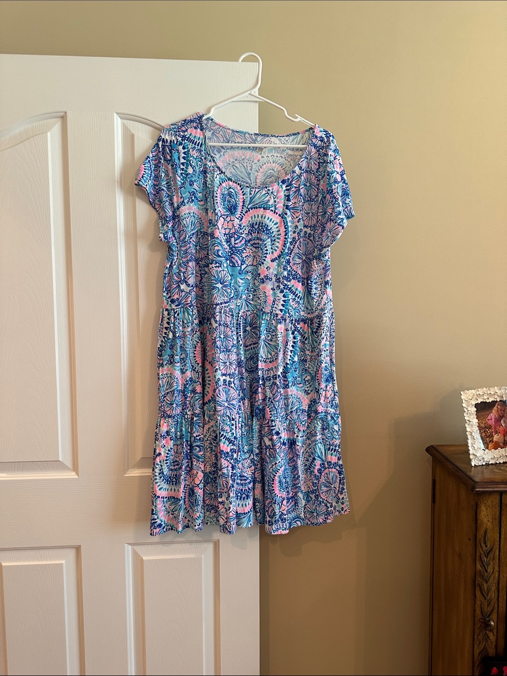 LIlly Pulitzer Tiered Dress XXL Excellent Condition